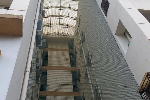 Duct Area Safety Nets Fixing Cost In Bangalore Call 9900767340 For Same Day Installation